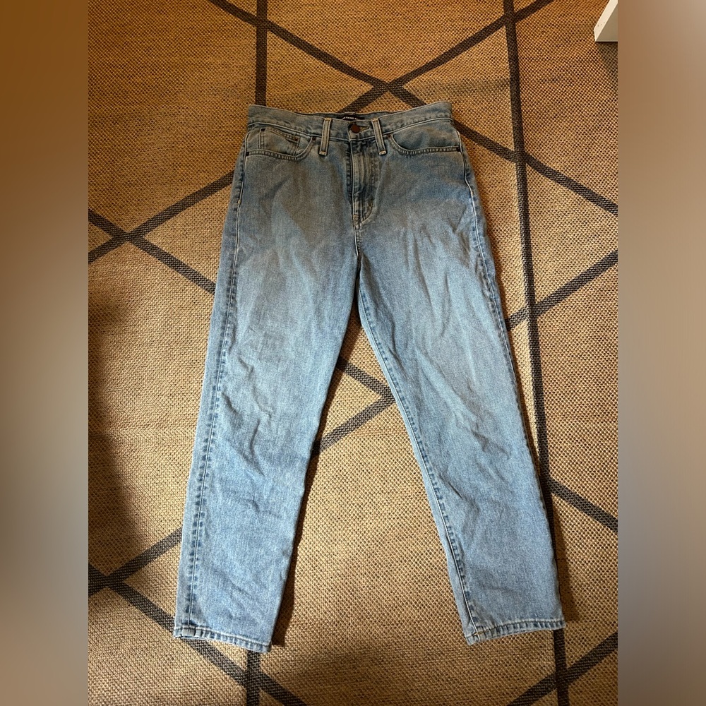 Something Navy Straight Jeans